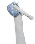 Nappa Denim Effect Intrecciato Teen Jodie Hobo Denim