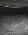 Baby Drummed Calfskin Nano Luggage Kohl