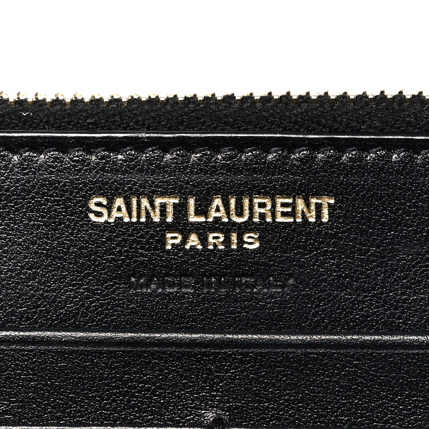 Calfskin Crocodile Embossed Monogram Uptown Wallet Black