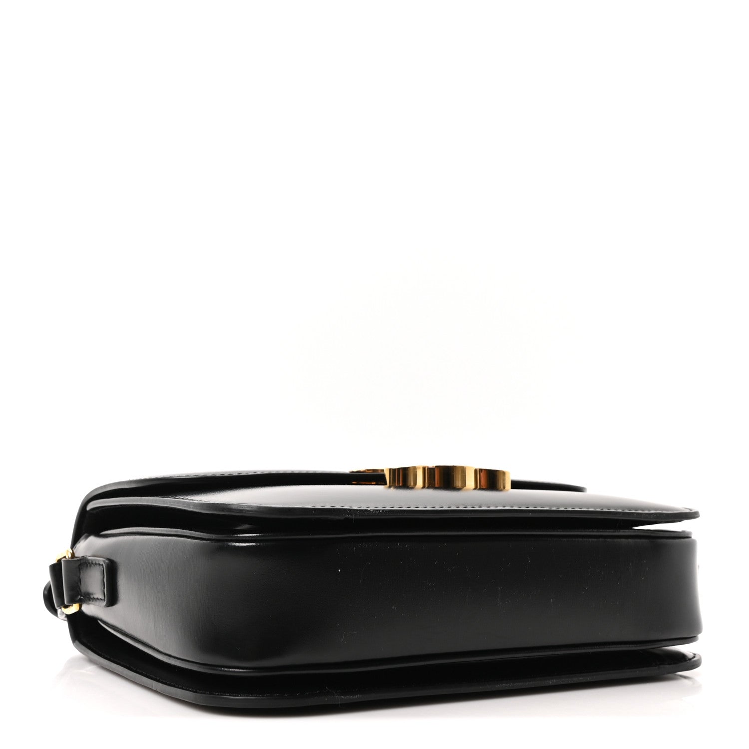 Shiny Calfskin Medium Triomphe Black