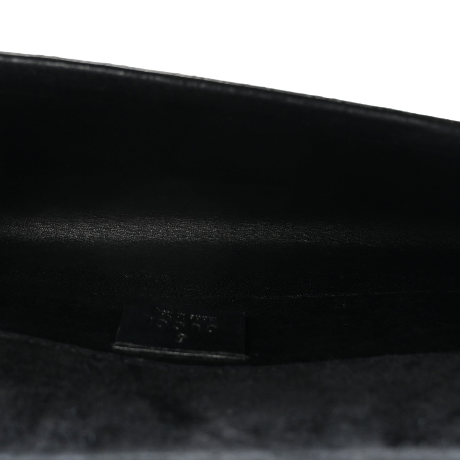 Patent MicroGCCIssima Small Broadway Clutch Black