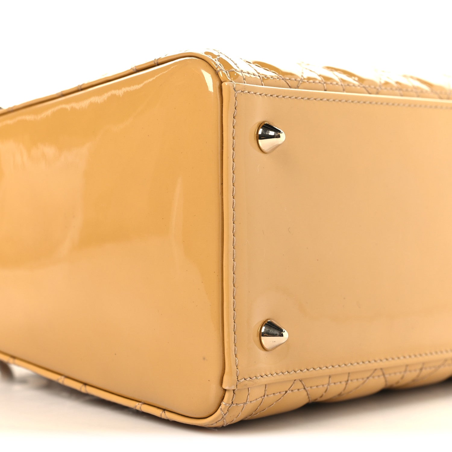 Patent Cannage Medium Lady D1OR Beige