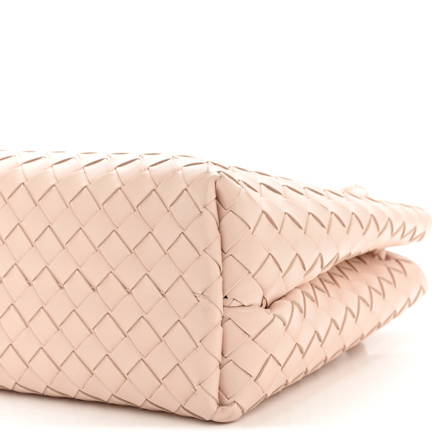 Nappa Intrecciato Medium Andiamo Shoulder Bag Lotus