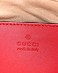 Calfskin Matelasse Chevron GG Marmont Sling Shoulder Bag Rosso