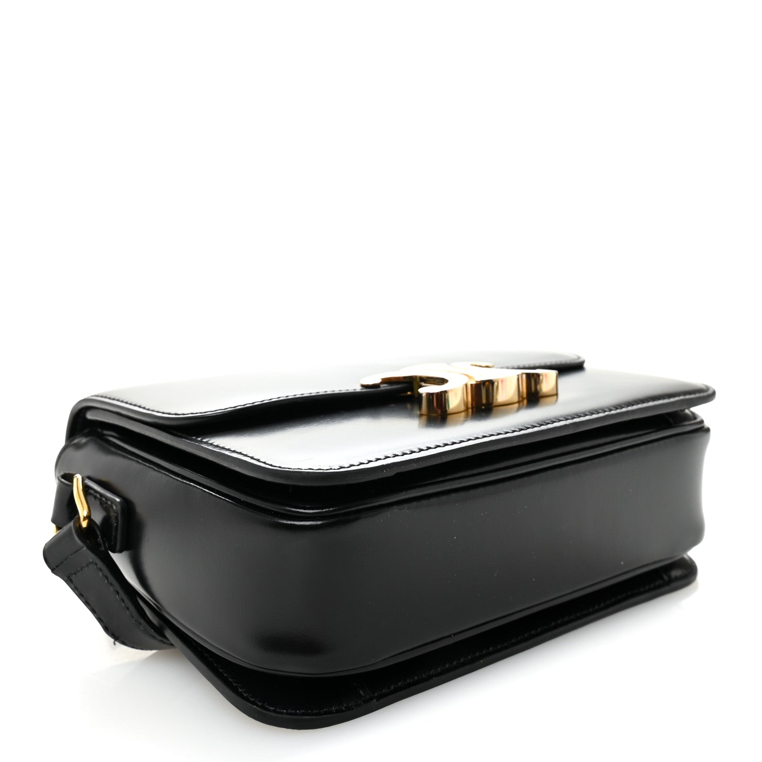 Shiny Calfskin Teen Triomphe Black
