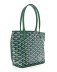 Goyardine Reversible Mini Anjou Green