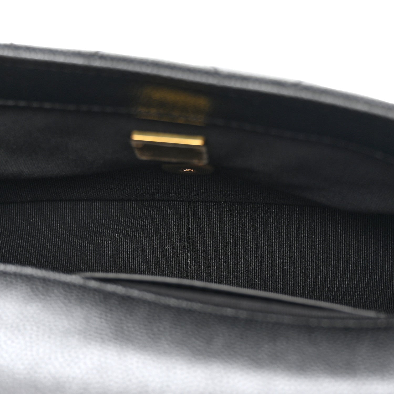 Caviar Quilted Funky Match Mini Flap Black
