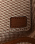 H Plume Canvas Swift Printed Quadrige au Fil Steeple 25 Bag Gris Beige Ecru Beige Gold
