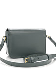 Shiny Calfskin Teen Triomphe Petrol