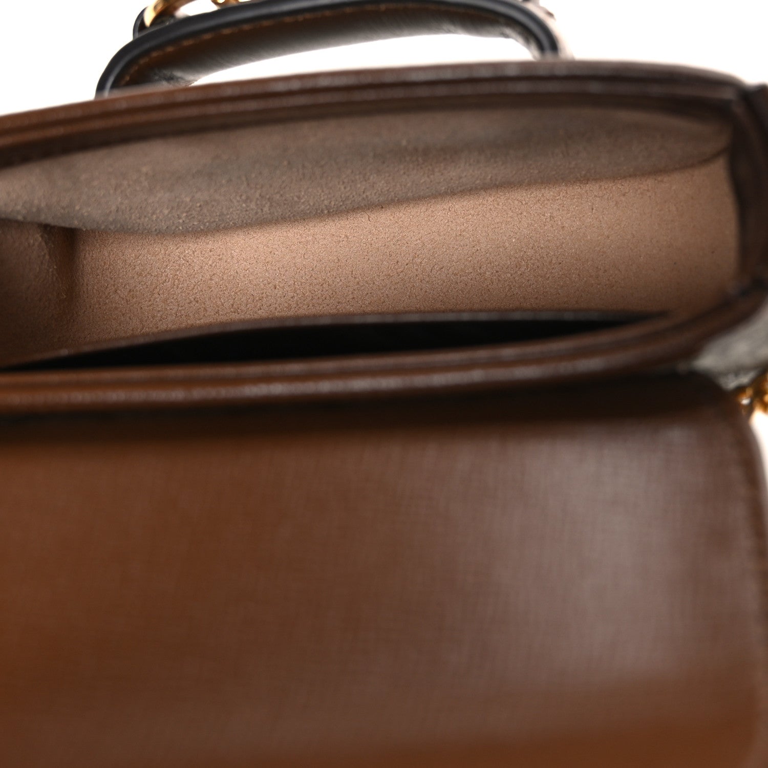 GG Supreme Monogram Azalea Calfskin Web Horsebit 1955 Wallet On Strap Beige Ebony Brown Sugar
