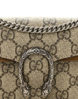 GG Supreme Monogram Super Mini Dionysus Shoulder Bag Taupe