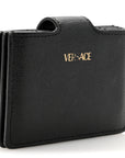 Saffiano Virtus Accordion Wallet Black
