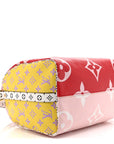 Monogram Giant Speedy Bandouliere 30 Rouge