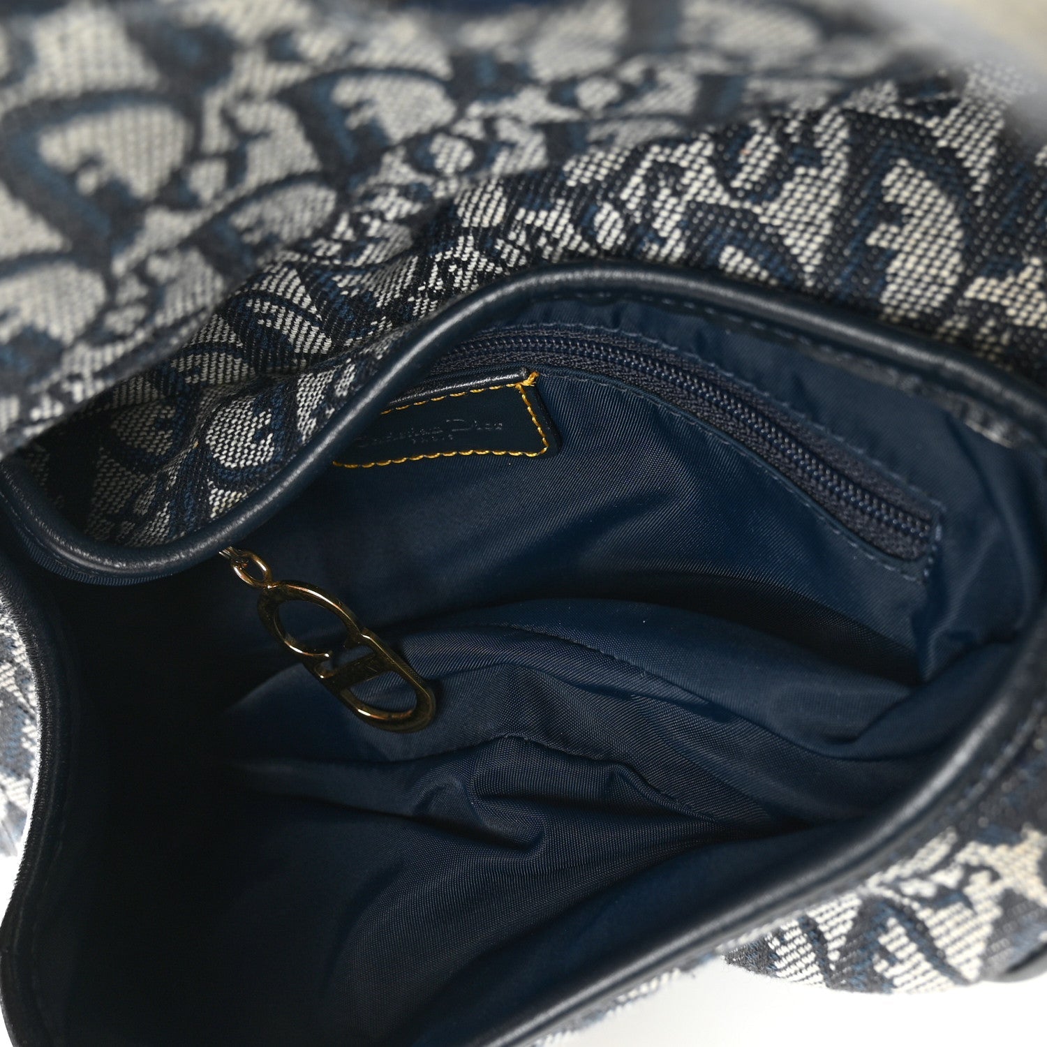 Monogram Saddle Bag Blue