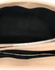 Calfskin Y Quilted Monogram Medium Loulou Chain Satchel Nude Powder