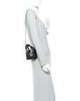 Lambskin Cannage Micro Lady D1OR Black