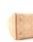 Raffia Medium Lady D1OR Bag Beige