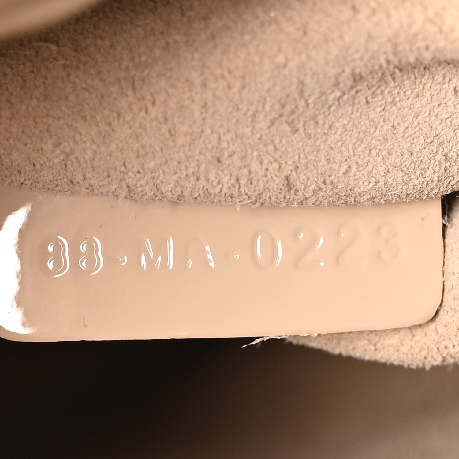 Patent Cannage Mini Lady D1OR Beige