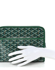 Goyardine Jouvence Toiletry Pouch MM Green