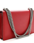 Dollar Calfskin Swarovski Crystal Small Dionysus Shoulder Bag Hibiscus Red