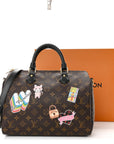Monogram My World Tour Speedy Bandouliere 30 Black