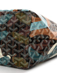 Goyardine Saint Louis Lettres Camouflage PM Black Blue