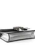 Metallic Calfskin Super Mini Dionysus Shoulder Bag Silver