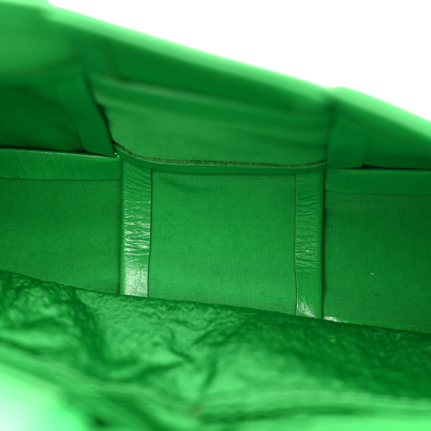 Crinkled Lambskin Maxi Intrecciato Extra Mini Cassette Crossbody Bag Parakeet
