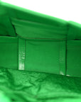 Crinkled Lambskin Maxi Intrecciato Extra Mini Cassette Crossbody Bag Parakeet