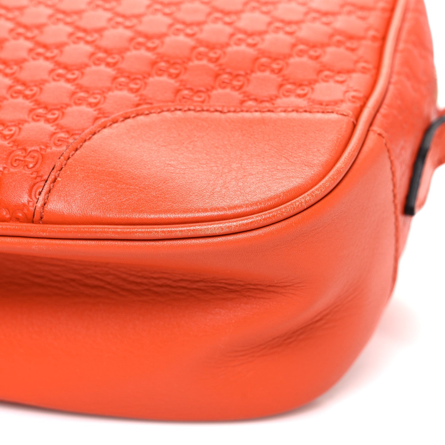 Soft MicroGCCIssima Mini Bree Messenger Bag Sun Orange