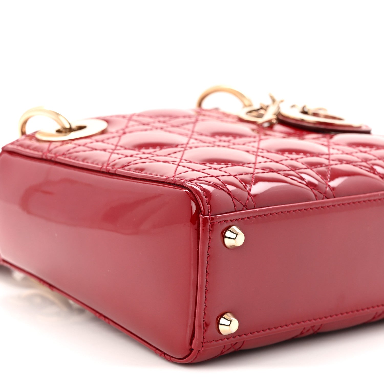 Patent Cannage Mini Lady D1OR Red