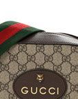 GG Supreme Monogram Web Neo Vintage Shoulder Bag Beige New Acero Crop