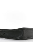 Vitello Daino Soft Mini Hobo Messenger Bag Black