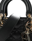 Lambskin Cannage Small My ABCD1OR Lady D1OR Black