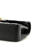 Caviar Quilted Small Double Flap Black