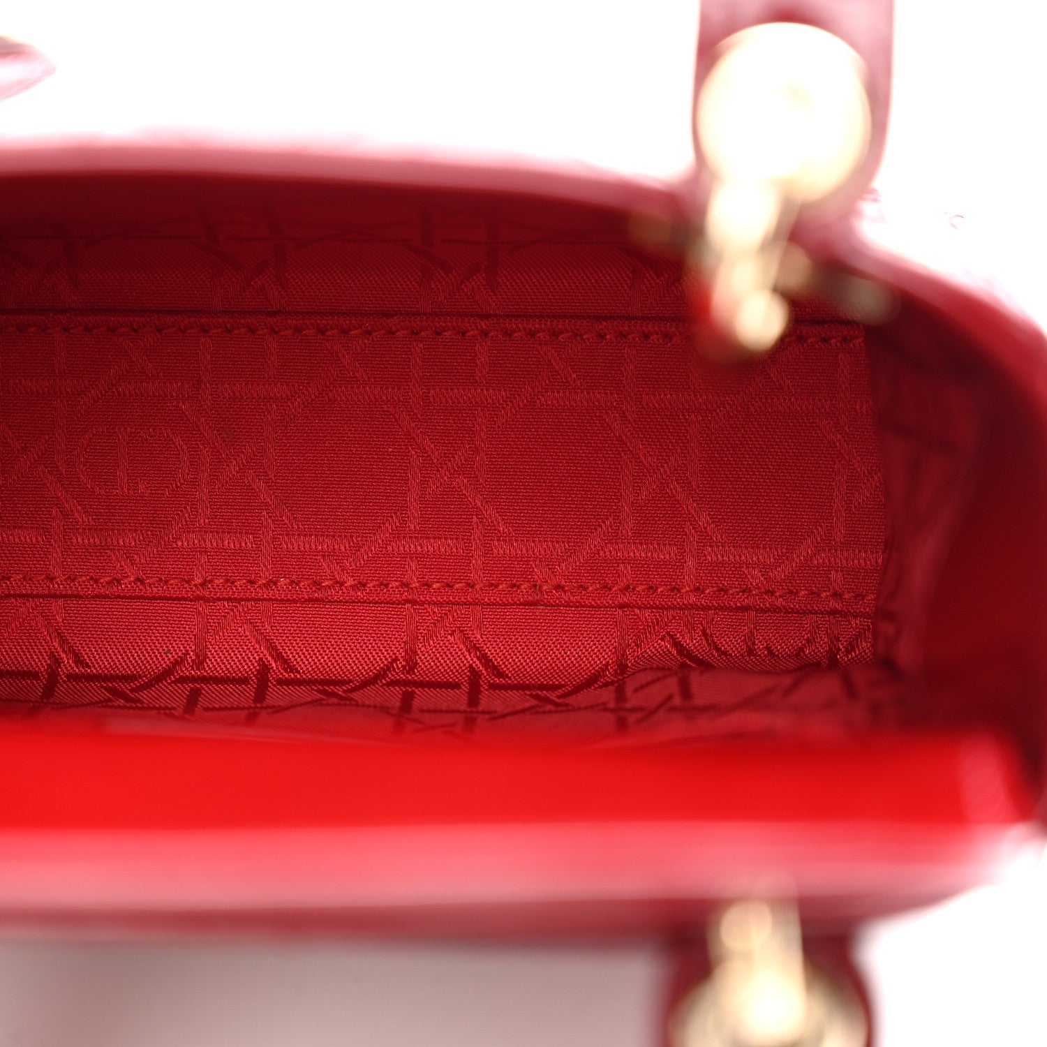 Patent Cannage Mini Lady D1OR Red