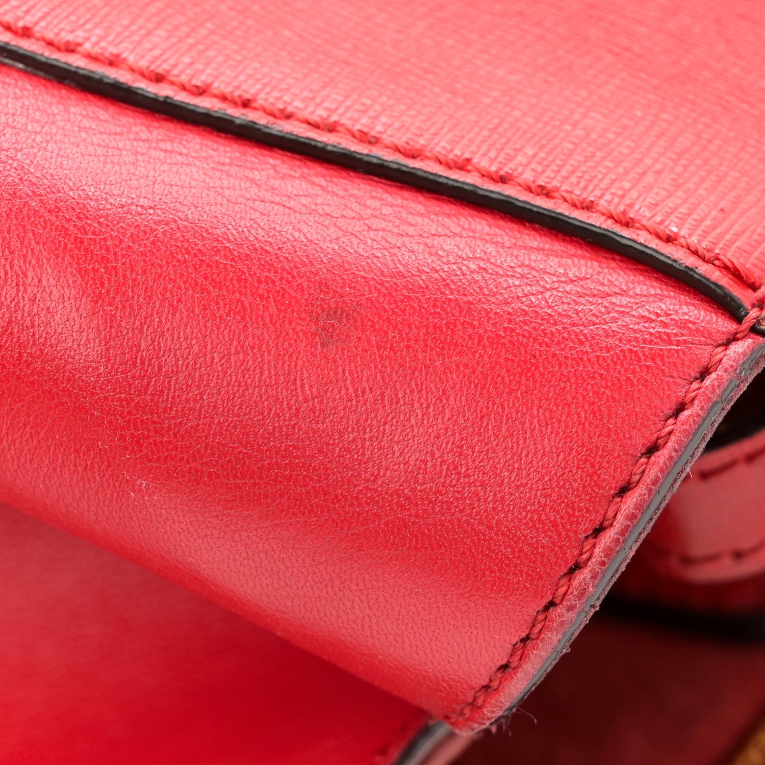 Vitello Elite Flamingo Regular 2Jours Tote Rosso Fiamma