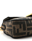 Fabric Jacquard FF 1974 Mini Baguette Tobacco Moro Black