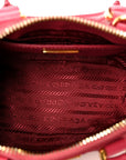 Saffiano Lux Mini Promenade Tote Fuxia