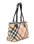 Supernova Check Small Nickie Tote Black