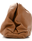 Smooth Butter Calf The Pouch Oversized Clutch Cammello