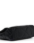Lambskin Quilted Medium CHNL 19 Flap Black