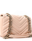 Lambskin Matelasse Small GG Marmont Shoulder Bag Millenial Pink
