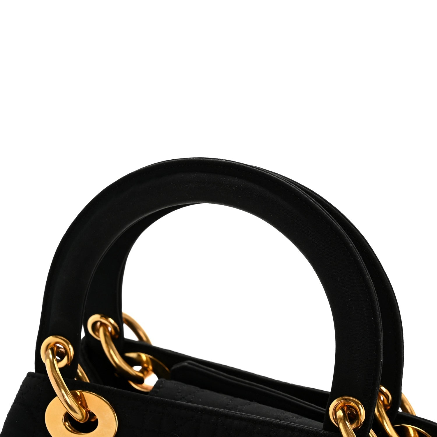 Nylon Cannage Medium Lady D1OR Black