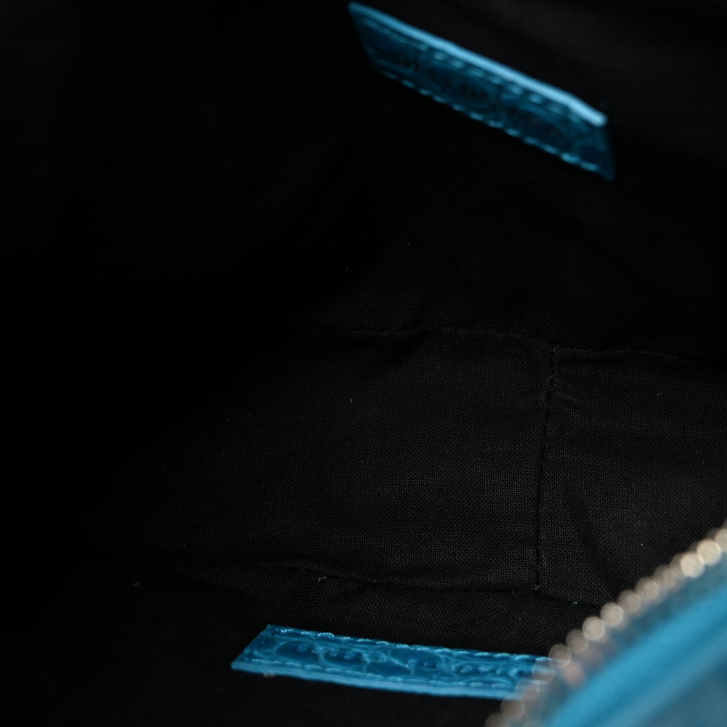 Agneau Arena Le Cagole Shoulder Bag XS Turquoise