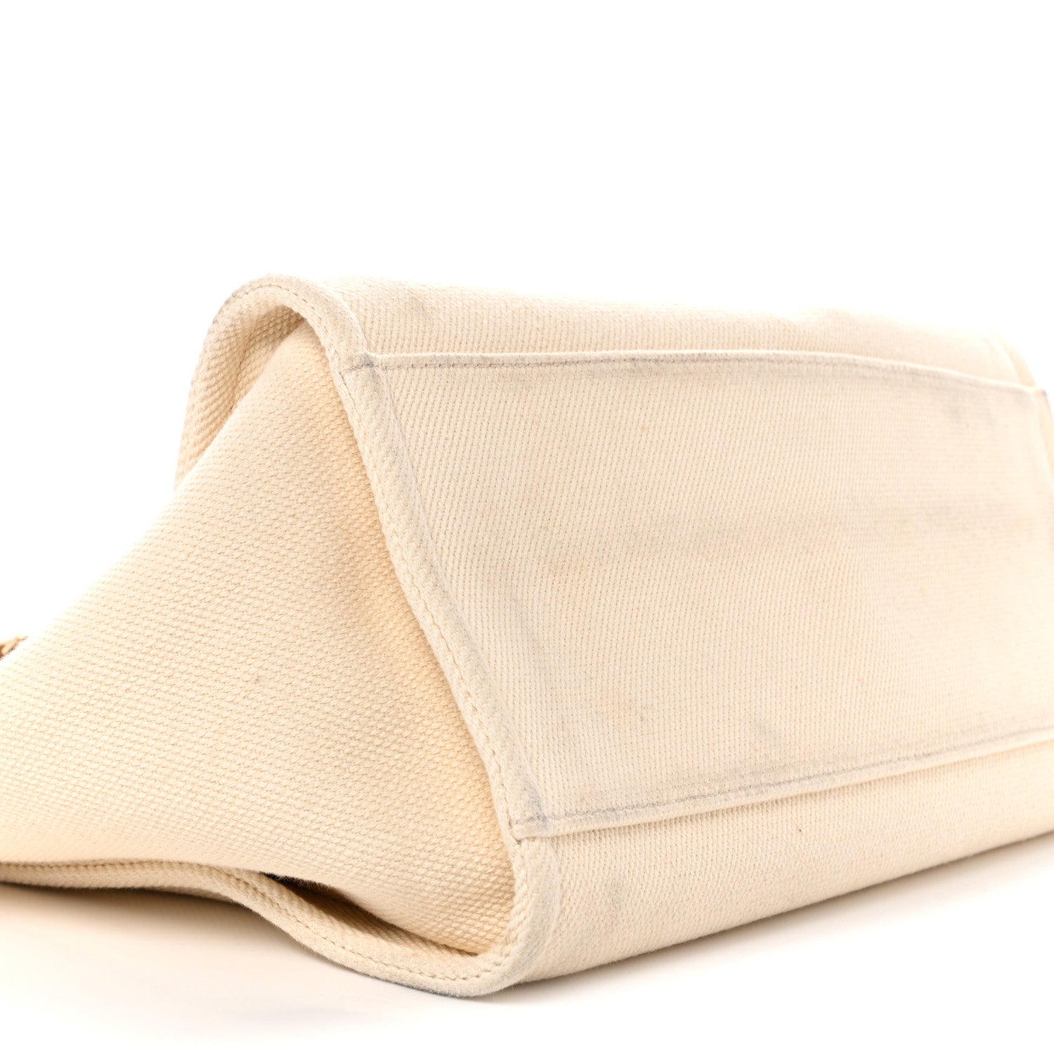 Canvas Pearl Medium Deauville Tote Ecru Beige