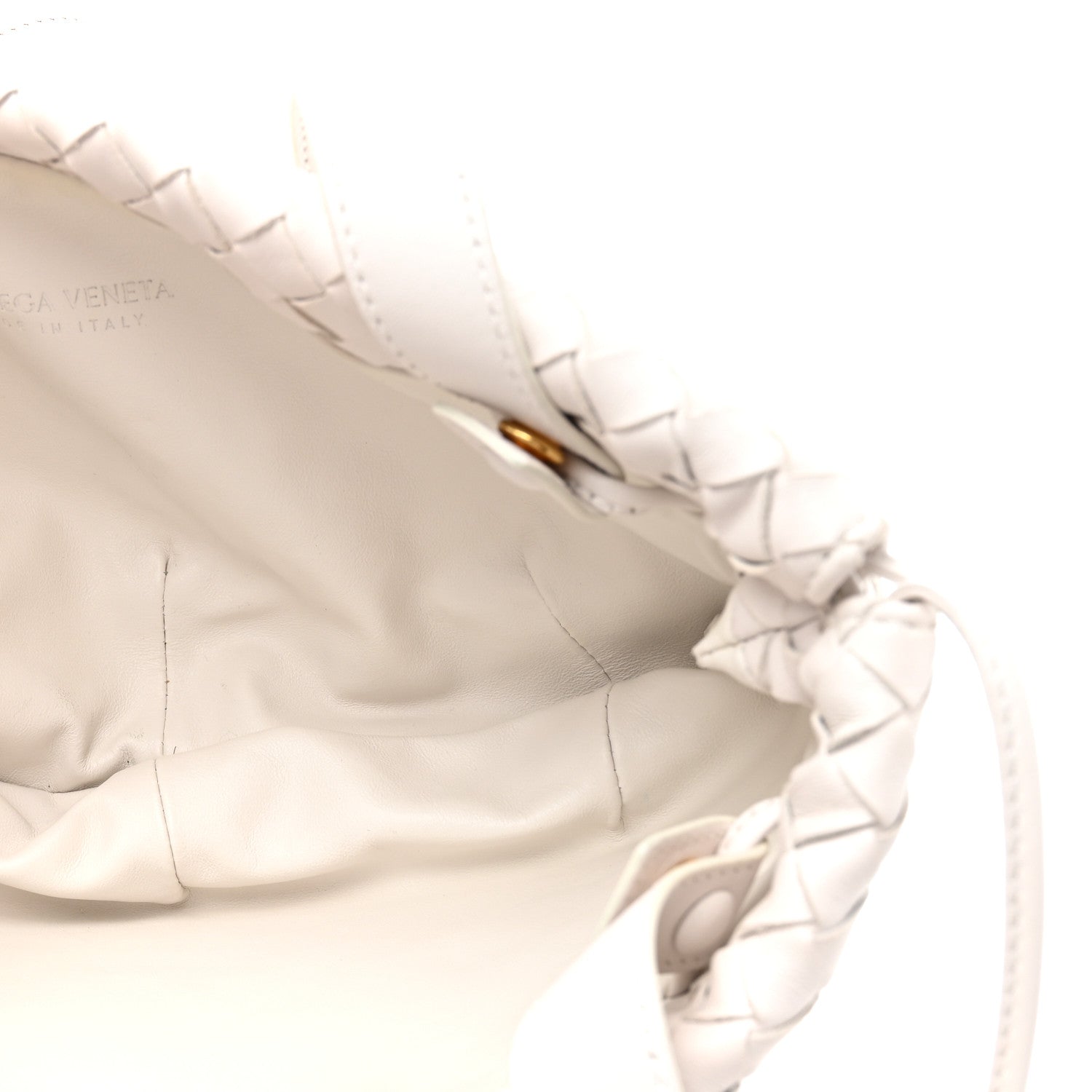 Nappa Intrecciato Small Bulb White