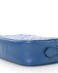 Calfskin Matelasse Aria Mini GG Marmont Chain Shoulder Bag Clear Blue