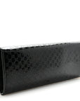 Patent MicroGCCIssima Small Broadway Clutch Black