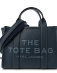 Grained Calfskin Small The Tote Bag Blue Sea